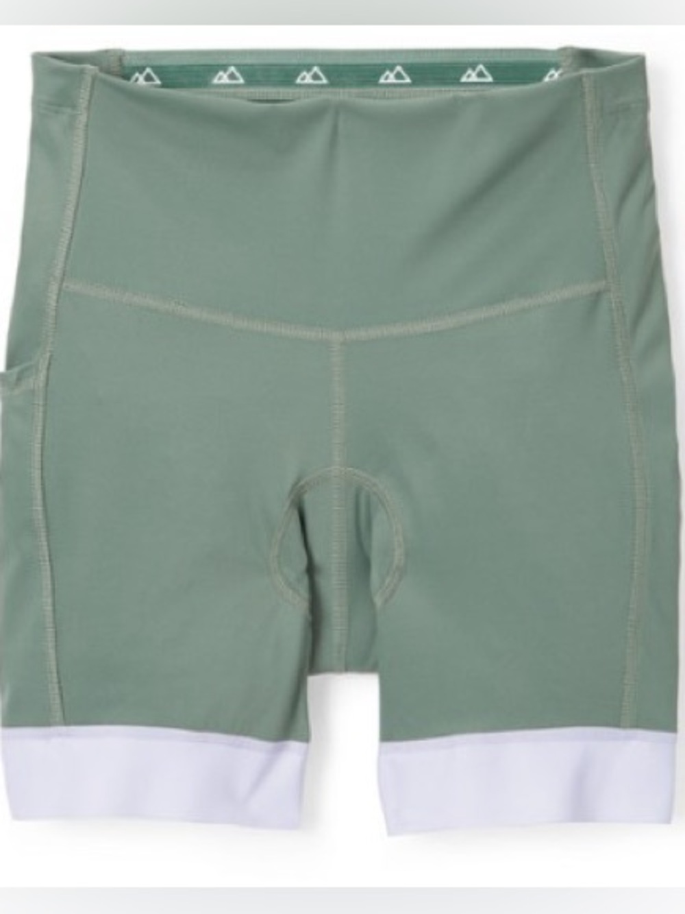 Wild Rye Ridge Chammy Cycling Shorts; Slate Green Haze